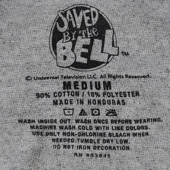 Saved by the Bell Men's Graphic Tee, Size Medium, D02-0175 - Picture 6 of 7